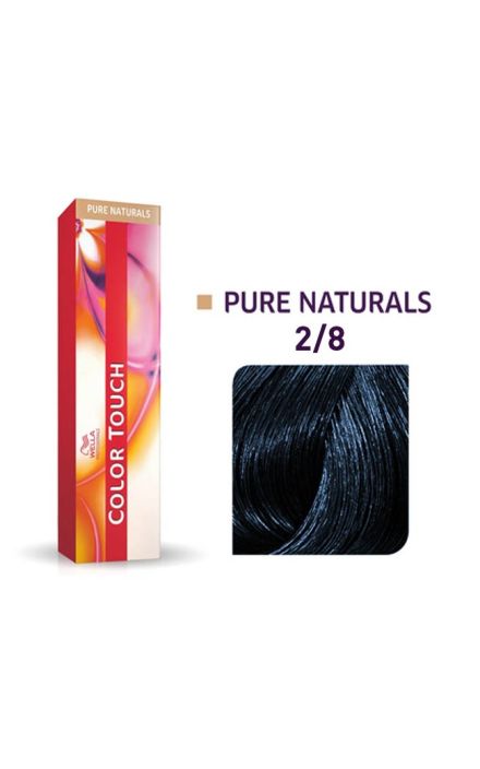 Vopsea semipermanenta Wella Professionals Color Touch 2/8, Negru Albastru, 60ml 