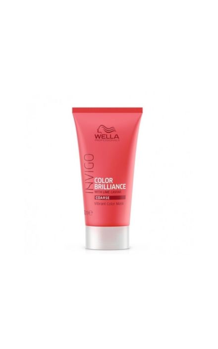 Masca pentru par gros/aspre vopsit Wella Professionals Invigo Color Brilliance, 30ml 