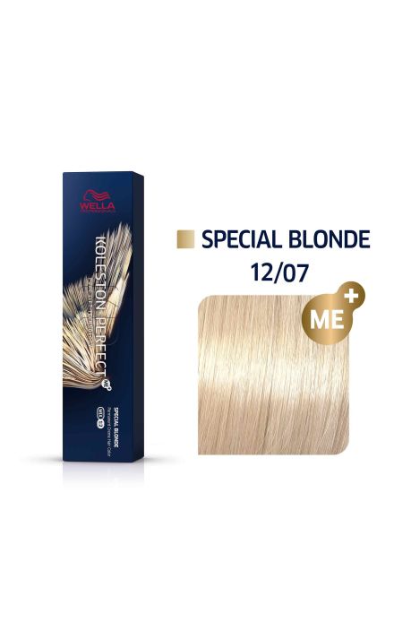 Vopsea permanenta Wella Professionals Koleston Perfect 12/07, Blond Special Natural Castaniu, 60ml 