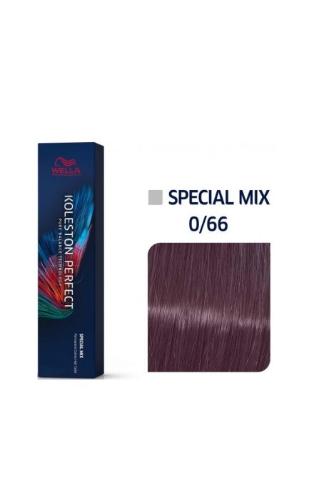 Vopsea permanenta Wella Professionals Koleston Perfect 0/66, Violet Intens, 60ml 