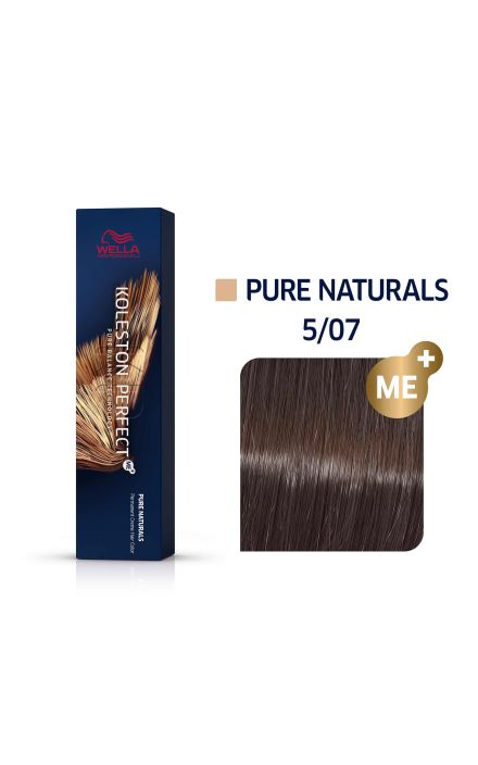 Vopsea permanenta Wella Professionals Koleston Perfect 5/07, Castaniu Deschis Castaniu Natural, 60ml 