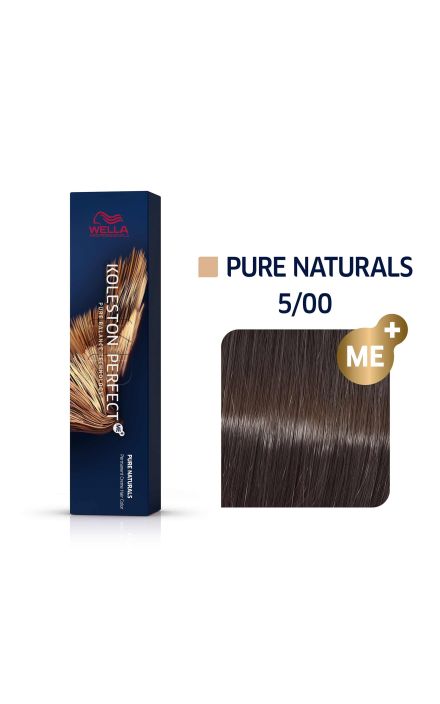 Vopsea permanenta Wella Professionals Koleston Perfect 5/00, Castaniu Deschis Natural Intens, 60ml 