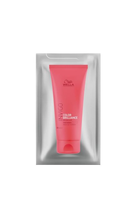 Balsam pentru par fin/normal vopsit Wella Professionals Invigo Color Brilliance, 15ml 