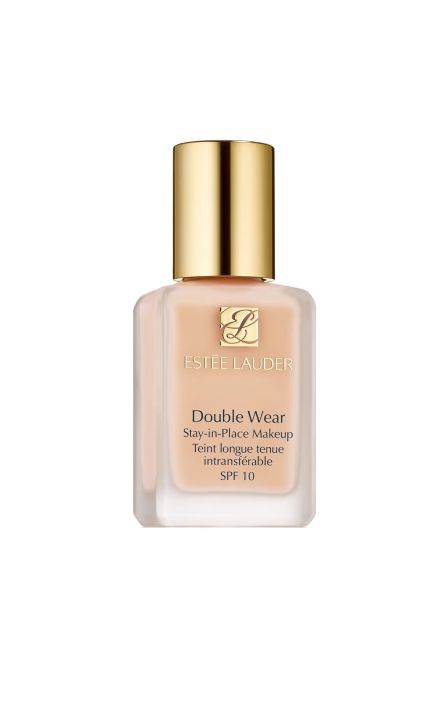 Estee Lauder, Double Wear - Stay-In-Place Makeup, Paraben-Free, Waterproof, Transfer-Resistant, Liquid Foundation, 1W1, Bone, SPF 10, 30 ml 