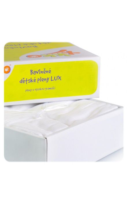 Set 10 museline bumbac 80x80cm Alb 