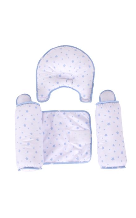 Pozitionator cu pernuta anti-plagiocefaliei Blue 