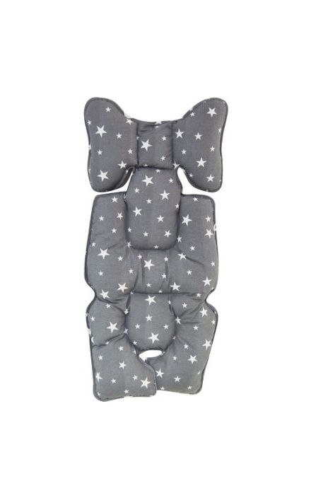 Protectie textila carucior/Scaun auto Grey Stars SeviBebe 