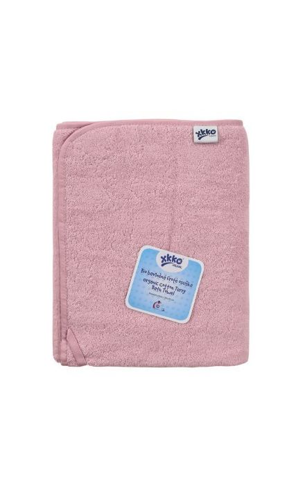 Prosop bumbac organic Pink 75x150cm XKKO 