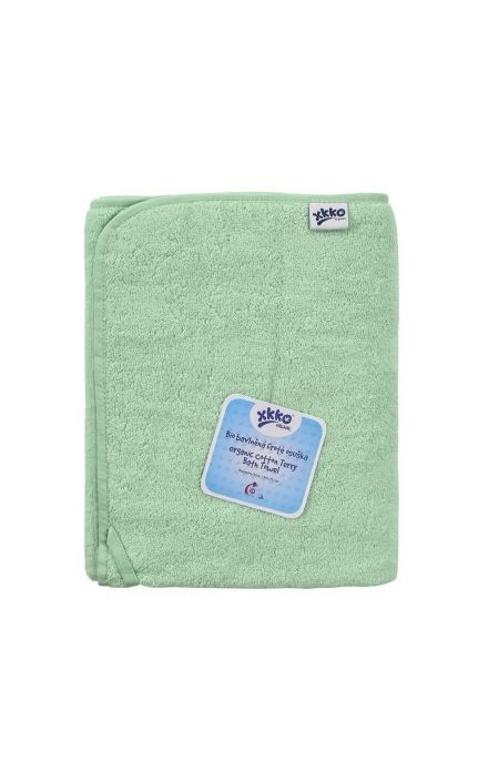 Prosop bumbac organic Mint 75x150cm XKKO 
