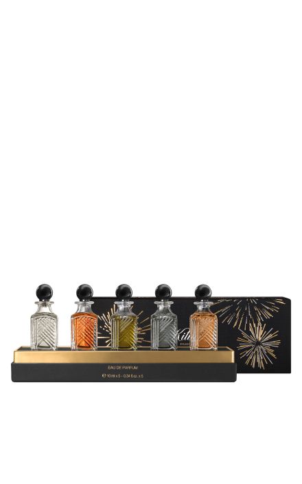 Miniatures Set By Kilian pentru Femei: Apa de Parfum, Good Girl Gone Bad, Apa De Parfum 10 ml + Love, don't be shy, Apa de parfum10 ml + Black Phantom, Apa de parfum, 10 ml + Straight to Heaven, 10 ml + Angels' Share 