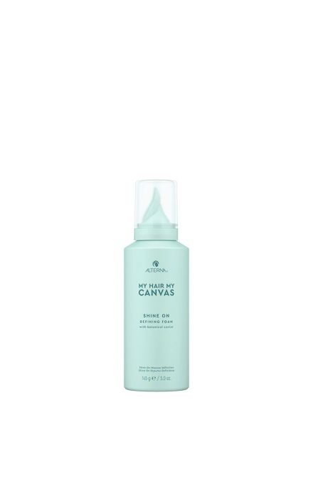 Alterna,Spuma de coafat parul definitorie si stralucitoare , My Canvas, Shine On, caviar botanic vegan, 145 ml 
