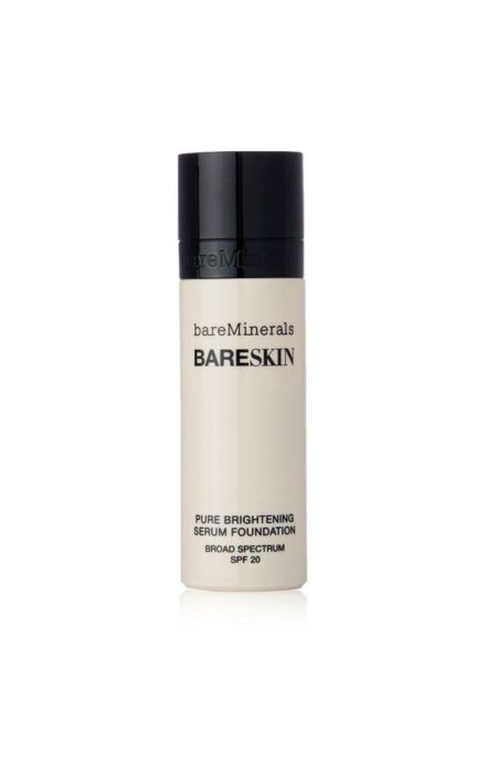 BareMinerals, BareSkin, Fara parabeni, Fond de ten iluminator, Ser, 01, Porcelain, SPF 20, 30 ml 