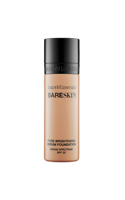 BareMinerals, BareSkin, Fara parabeni, Iluminator, Fond de ten Serum, 07, Natural, SPF 20, 30 ml *Tester 
