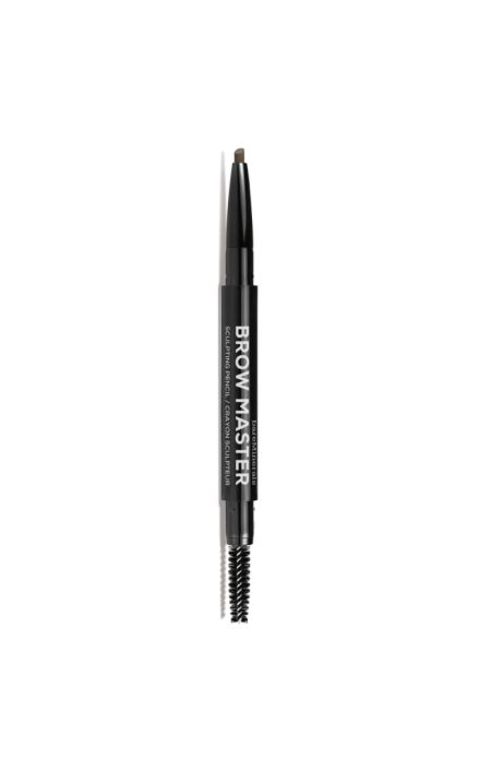 BareMinerals, Brow Master, Creion crema pentru sprancene cu doua capete, Cafea, 0,31 g 