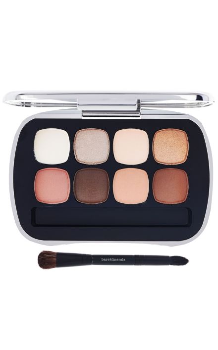 BareMinerals, Paleta de farduri de pleoape The Suede Neutrals, 08, Suede, 7 g *Tester 