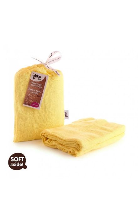 Muselina din bambus 120x120cm Lemon XKKO 