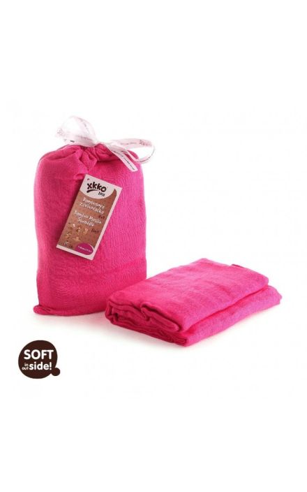 Muselina din bambus 120x120cm Magenta XKKO 