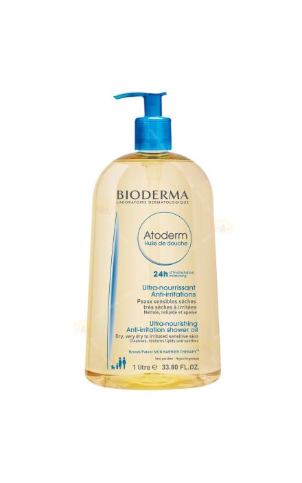 Bioderma, Atoderm, Ultra-hranitor/Anti-Iritatii, Ulei de dus, Pentru piele sensibila uscata/foarte uscata spre iritata, 1000 ml 