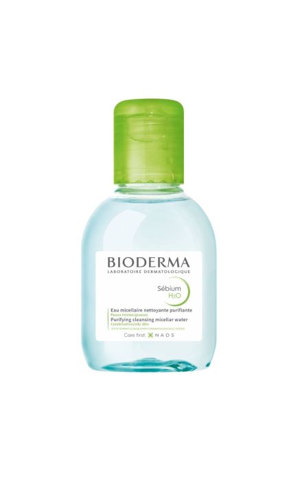 Bioderma, Sebium H2O, fara parabeni, demachiant, apa micelara, pentru ten mixt gras/pete, 100 ml 