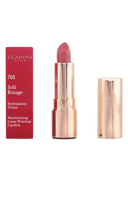Clarins, Ruj crema, hidratant,  Joli Rouge, 705, fructe de padure moi, 3 g 