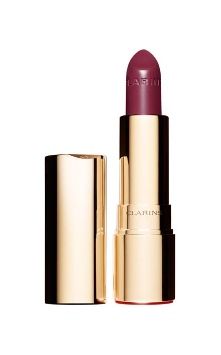Clarins, Joli Rouge Velvet, de lunga durata, ruj crema, 744, prune moale, 3,5 g 