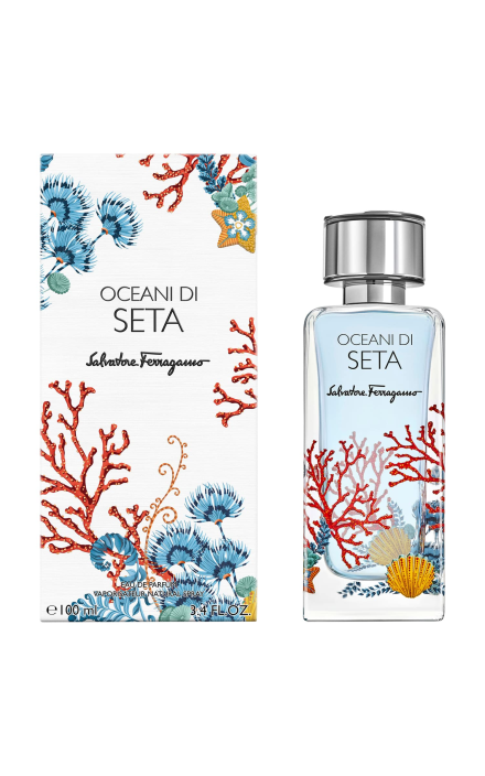 Salvatore Ferragamo, Oceani Di Seta, Apa De Parfum Unisex, 100 ml 