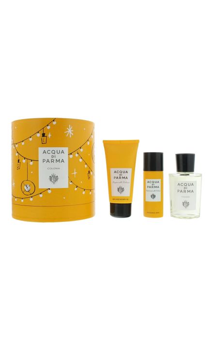 Set Acqua di Parma: Colonia, Apa De Colonie pentru Barbatii, 100 ml + Colonia Nomade, Cleansing, Shower Gel, 75 ml + Colonia Nomade, Anti-Sweat, Deodorant Spray, For Men, 50 ml 