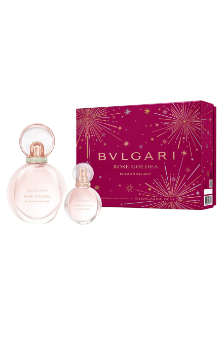 Set Bvlgari pentru femei: Rose Goldea Blossom Delight 2020, Apa de parfum, 75 ml + Rose Goldea Blossom Delight 2020, Apa de parfum, 15 ml 