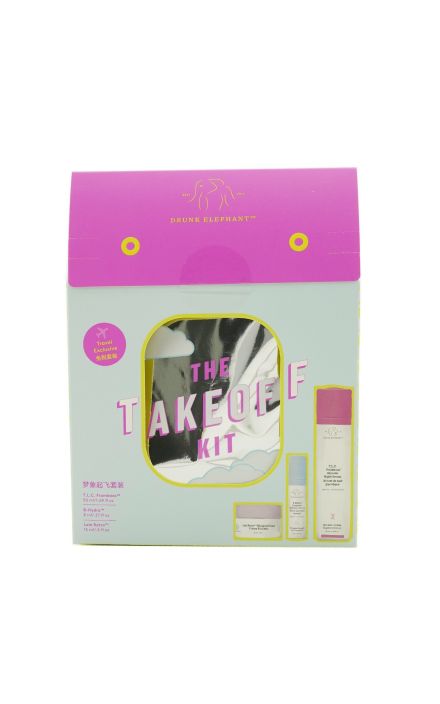 Set Drunk Elephant: T.L.C. Framboos Glycolic, Refining, Night, Serum, For Face, 50 ml +  B-Hydra Intensive, Hydrating, Serum, For Face, 8 ml + Lala Retro, Recovery, Cream, For Face, 15 ml 