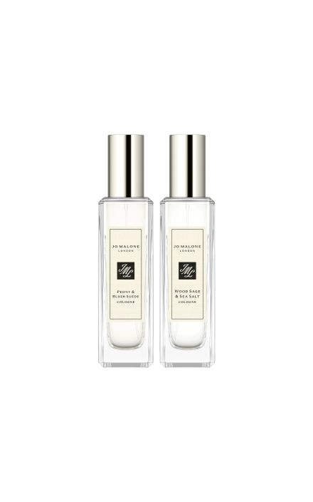 Set Jo Malone, Apa de Colonie, ​​​​Bujor & Blush Suede, 30 ml + Salvie de Lemn & Sare de Mare, 30 ml 