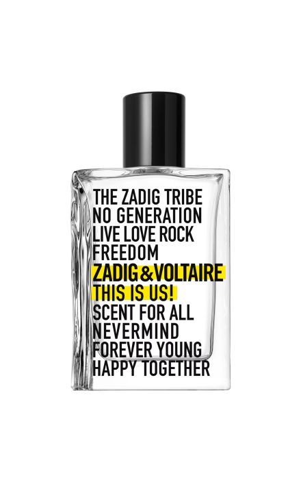 Zadig & Voltaire, This Is Us!, Apa de Toaleta Unisex, 100 ml 