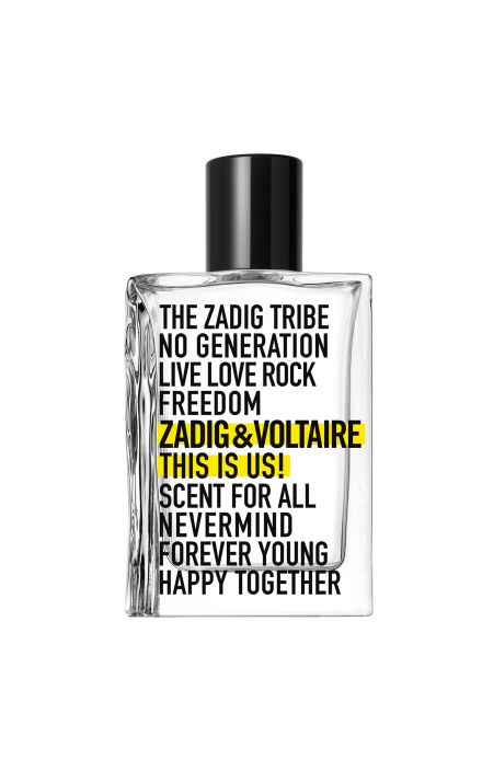 Zadig & Voltaire, This Is Us!, Apa de Toaleta Unisex, 30 ml 