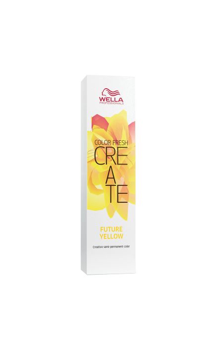 Wella Professionals, Color Fresh Create, Ammonia-Free, Semi-Permanent Hair Dye,  Future Yellow, 60 ml 