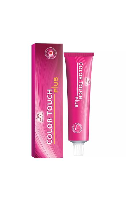 Wella Professionals, Color Touch Plus, Ammonia-Free, Semi-Permanent Hair Dye, 55/04 Intense Light Natural Red Brown, 60 ml 