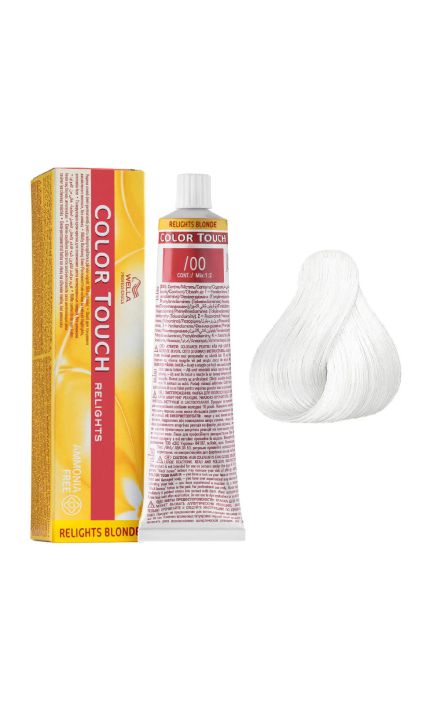 Wella Professionals, Color Touch Relights, Ammonia-Free, Semi-Permanent Hair Dye, /00 Clear, 60 ml 