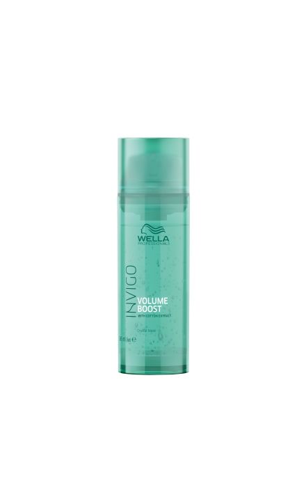 Masca crema pentru tratarea parului, Wella Professionals, Invigo Volume Boost Crystal, Extract de bumbac, Pentru volum, Dupa samponare, 145 ml 