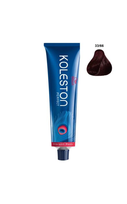 Vopsea de par permanenta, Wella Professionals, Koleston Perfect, 33/66 Saten inchis intens violet, 60 ml 