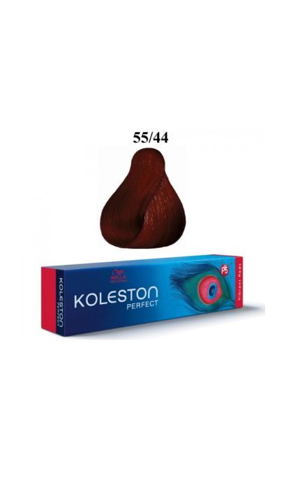 Wella Professionals, Vopsea de par permanenta, Koleston Perfect, 55/44 Intense Light Brown Red, 60 ml 