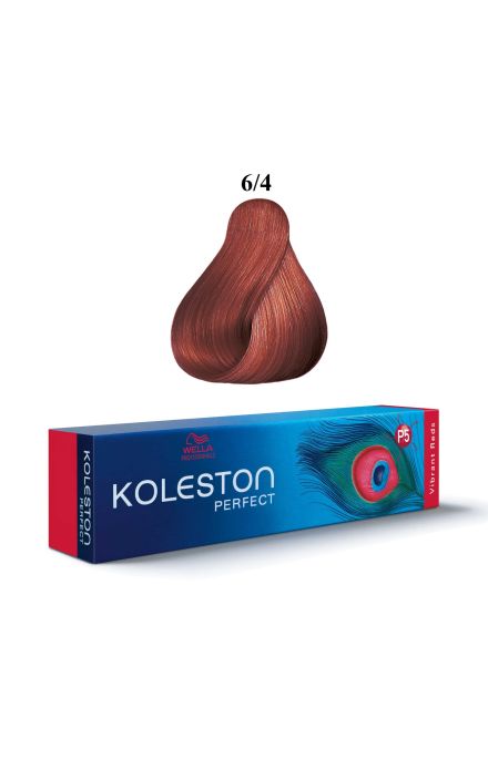 Vopsea Permanenta Wella Professionals, Koleston Perfect, 6/4 Dark Blonde Red, 60 ml 