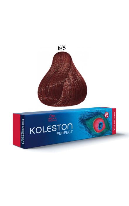 Vopsea de Par Permanenta Wella Professionals, Koleston Perfect, 6/5 Dark Blonde Mahogany, 60 ml 