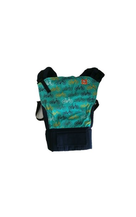 Marsupiu Tula Standard Canvas Round and Round Bleu