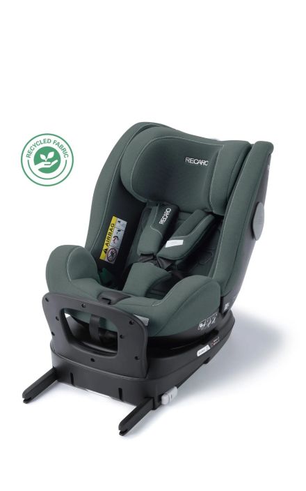 Scaun Auto i-Size 3 luni - 7 ani Salia 125 Kid Exclusive Mineral Green Verde