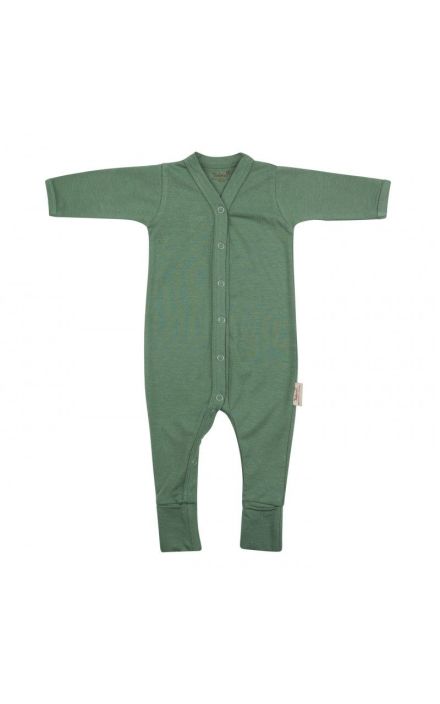 Salopeta de Corp cu Maneca Lunga, din Bambus Aspen Green 50-56 Verde