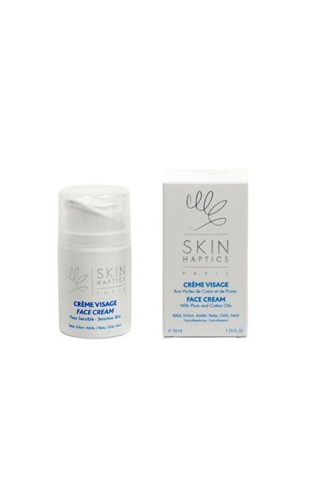 Crema pentru fata Skinhaptics cu ingrediente naturale, propreietati calmante, potrivita pentru toate tipurile de piele, 50 ml 