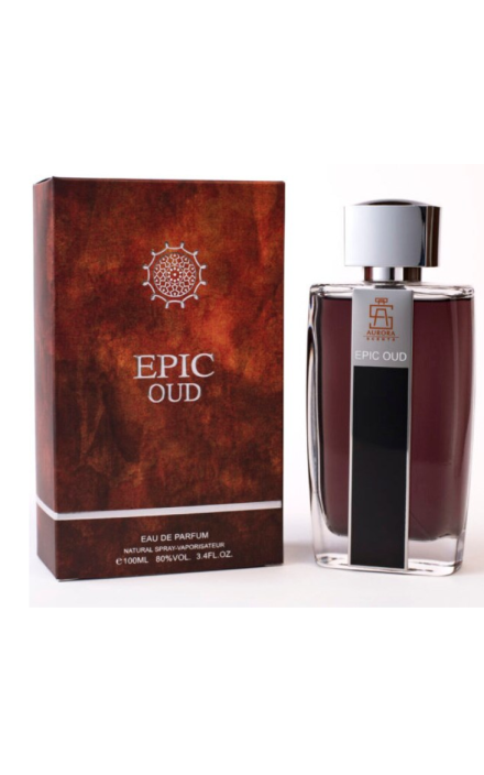Aurora, Epic Oud, Apa de Parfum pentru Barbati, 100 ml 
