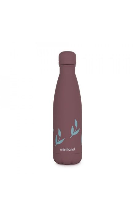 Sticla termos lichide Miniland Terra Flowers 500 ml Mov