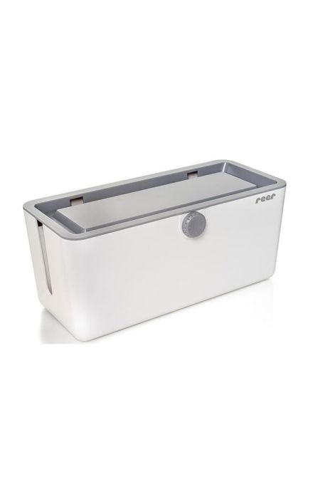 Cutie protectie cabluri, stechere si prelungitoare, Reer CableGuard 78020 Gri