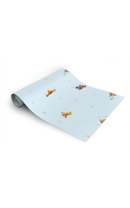 Rola tapet 10 X 0,52 m Winnie the Pooh Wood TA00097 Bleu