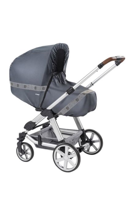 Protectie de ploaie universala cu fermoar pentru carucioare RainSafe Classic+ REER 84031 Gri