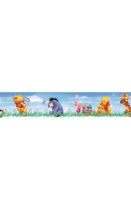 Bordura autoadeziva perete 5m Winnie Beautiful Day RO42224 Multicolor